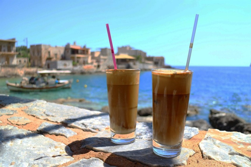 Griekse koffie frappe